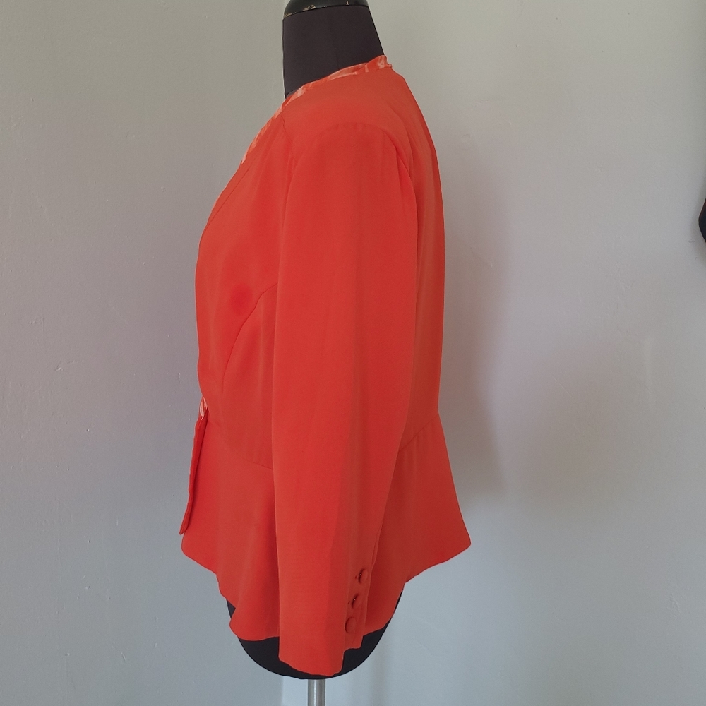 Orange Blazer Only Worn A Few Times Practically B… - image 3